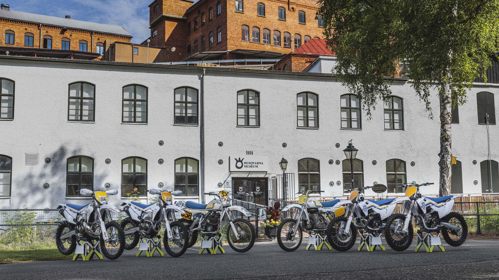 Husqvarna Heritage enduro and motocross bikes